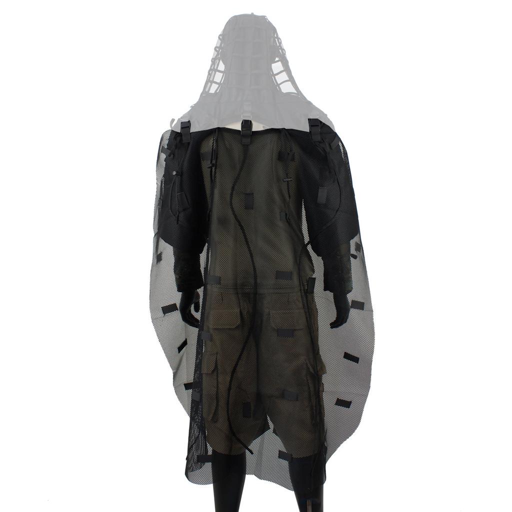 Nylon mesh tactical cape auspicious suit sniper camouflage suit cape back backpack cover army green