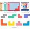 Adskwn wooden tetris puzzle game, spatial logic brain training for kids