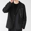 Men Brooch Long Chain - High-end Fine Workmanship, Match Clothes, Luxury Polished Coat Collar Pin