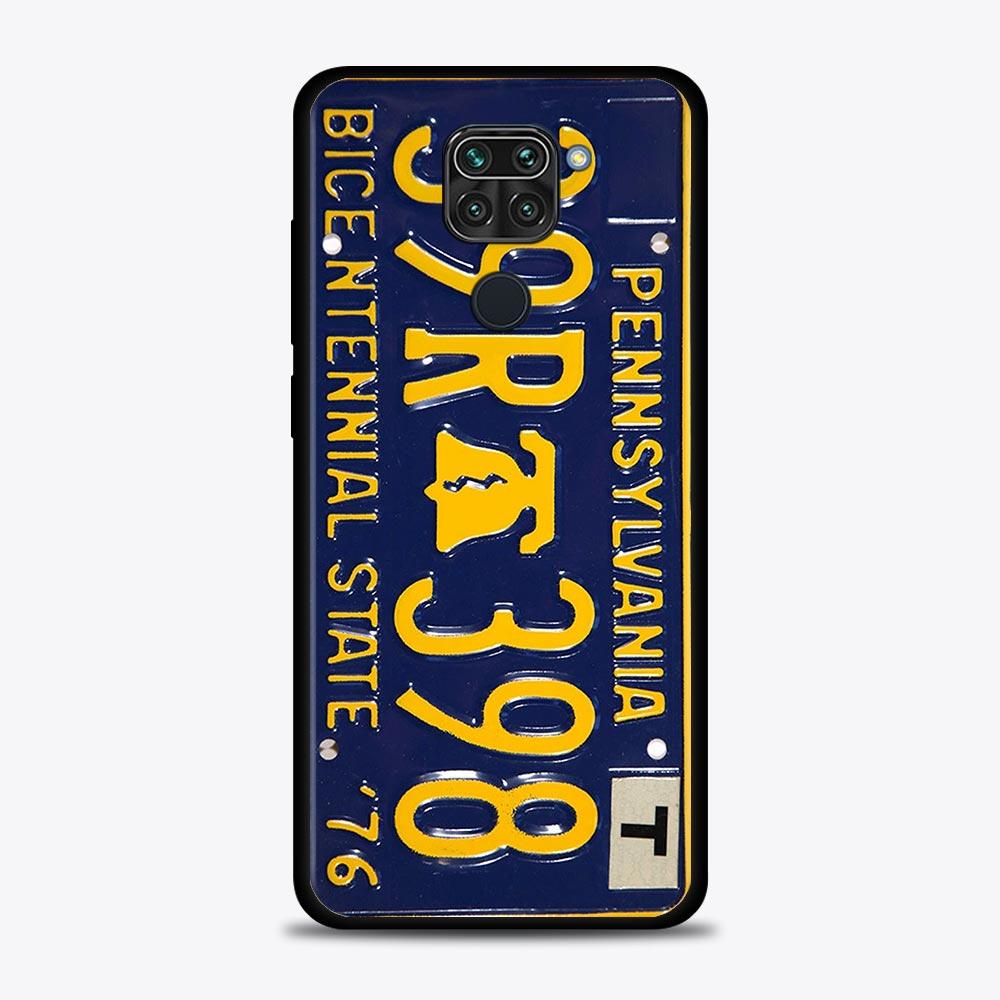 Case For Xiaomi Redmi Note 11S 11 10 8 Pro 8 8T 9 9T 9S 10 for Redmi K50 K40S K40 10 9A 9 Retro Funny License Plate Number Car