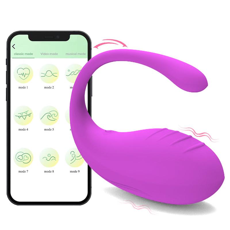 Pilotowany Wibrujący Jajko Noszony Damski Masturbator - Erotyczny Seks Zabawka dla Dorosłych