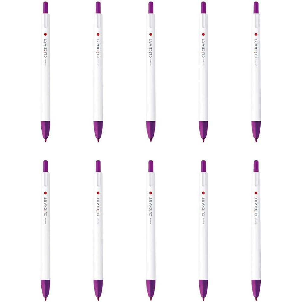 Zebra Water-based Pen Clickart Magenta 10 pcs B-WYSS22-MZ