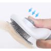 1PC Pet comb with one-button press to remove loose hair and shedding, special comb for dogs and cats, pet supplies