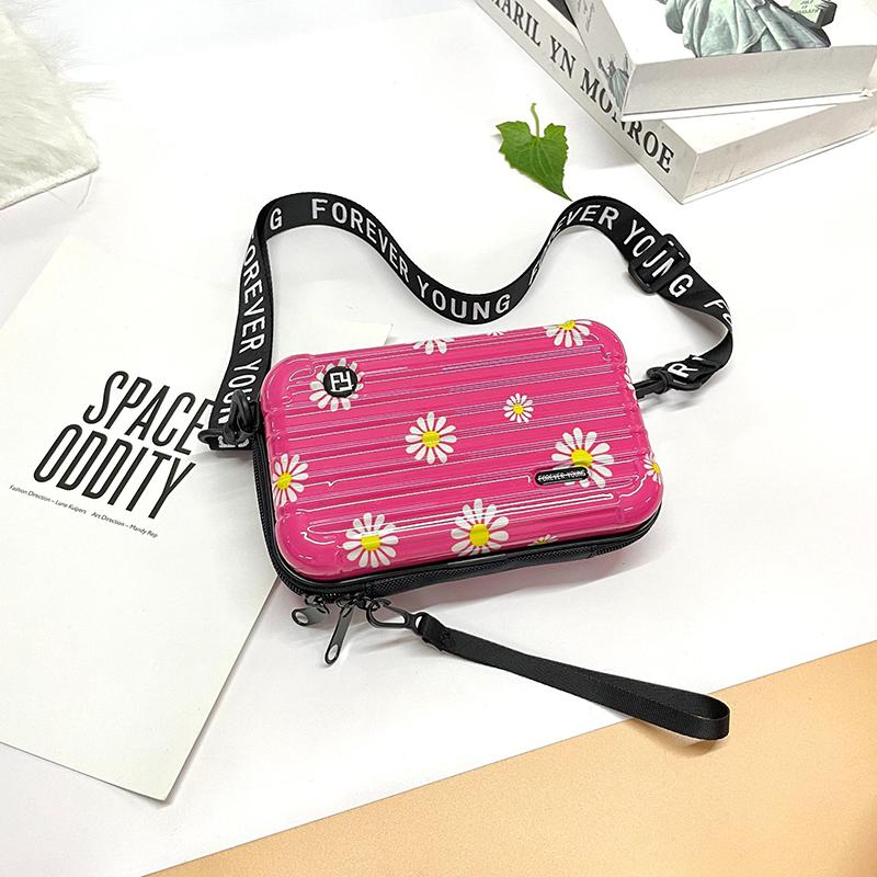 

Flower Pc Hard Shell Multifunctional Waterproof Bag Handbag Shoulder Bag Suitcase Purse Clutch Bag