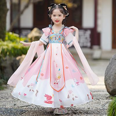 Girl Hanfu Ancient Costume Children Chinese Style Little Girl Dress Tang Dress Princess Skirt National Costume Children