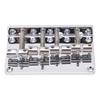 4 String Electric Bass Bridge Metal Vintage Style Fixed Guitar Bridge with Saddle 86MM