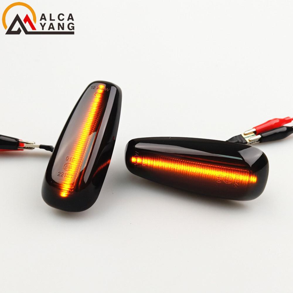 LED Dynamic Side Marker Turn Signal Light Sequential Blinker Lamps for Hyundai Elantra I30 Azera Avante Kia Rio 3 Ceed ED Carens
