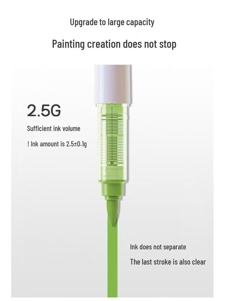 Blue Fruit 240-Color Liquid Ink Acrylic Marker Set for Kids' DIY Painting & Art Projects