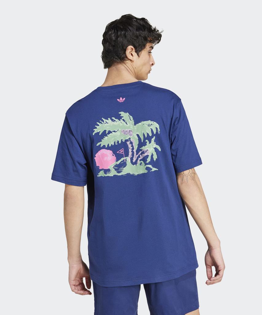Adidas Leisure Badge Tee - Dark Blue / Jd6347
