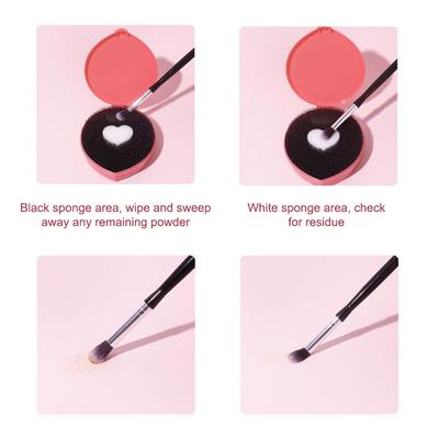 Make-up Pinsel Trockenreiniger Box Lidschattenpinsel Puderentferner Schwamm Make-up Pinsel Waschschrubber Reinigungsset Beauty-Werkzeuge
