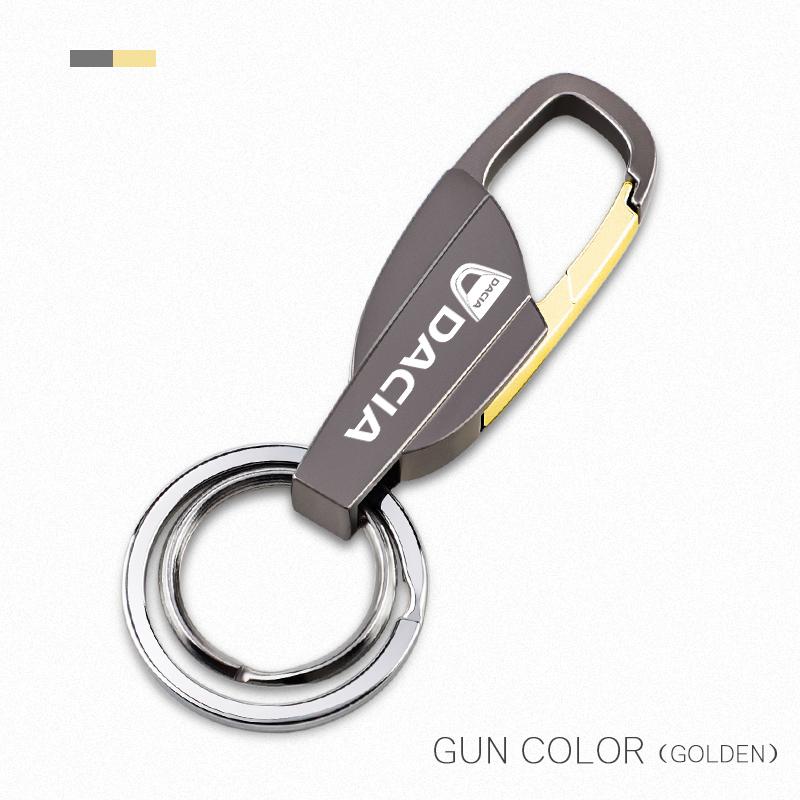 Support Customized Alloy Keychain For New Dacia Duster Logan Sandero Jogger Spring Stepway Dokker Lodgy MCV Accessories
