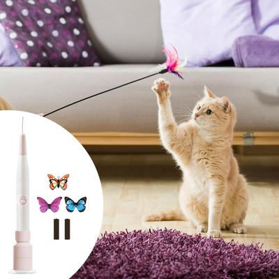 Cat Teaser Toy Automatic Rotating Butterfly Exercise Flying Gift Funny Electric Puzzle