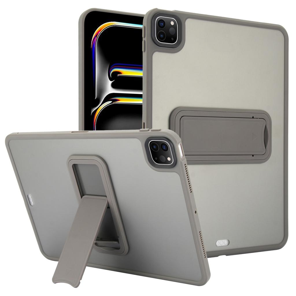 For iPad Pro 12.9 (2022)/(2021)/(2020)/(2018) Case with Kickstand TPU + PC Skin-Touch Tablet Cover