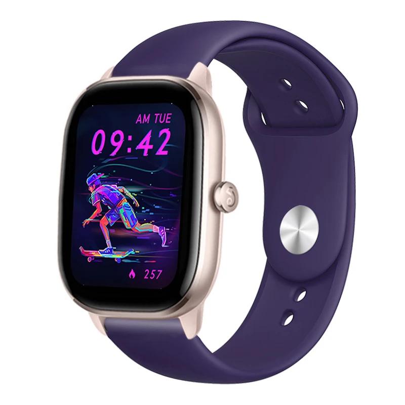 20mm 22mm řemínek na hodinky pro Amazfit gts 4/3/2/gtr4 mini/Gtr/2e/Pro 47mm sportovní silikonový náramek náramek Amazfit Bip/U/3/Pro