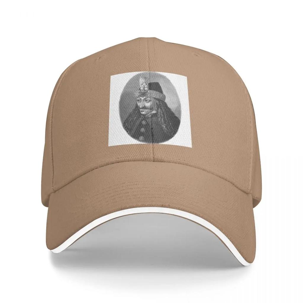 Vlad the Impaler - Portrait Black and White Baseball Cap Hat Baseball Cap Tea Hat Mountaineering Golf Women Men's