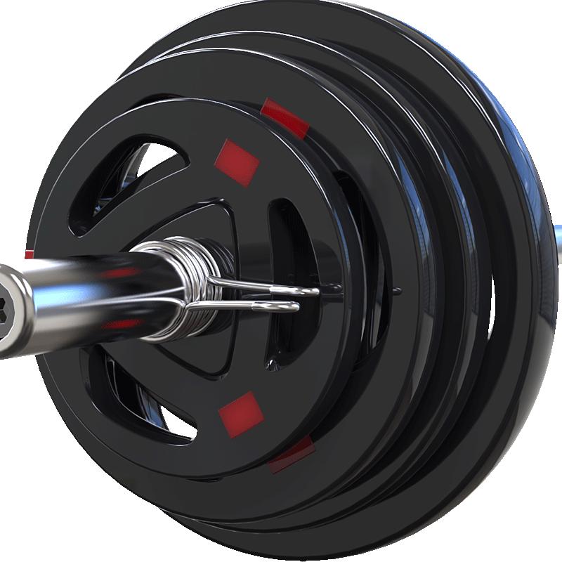 Baofu Rubber-Coated Barbell Weight Plates