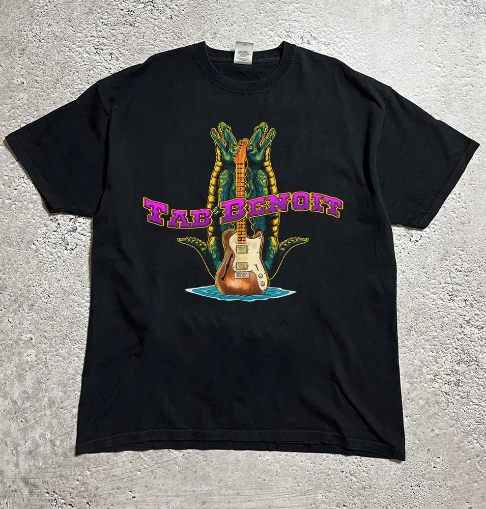 NEW TAB BENOIT Guitar Singer T Shirt Black S to 5XL Unisex T-Shirt XXXL