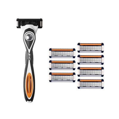 Lazy Society tıraş bıçağı seti, tıraş sapı + 5 bıçaklı kartuş 8p, 1 set