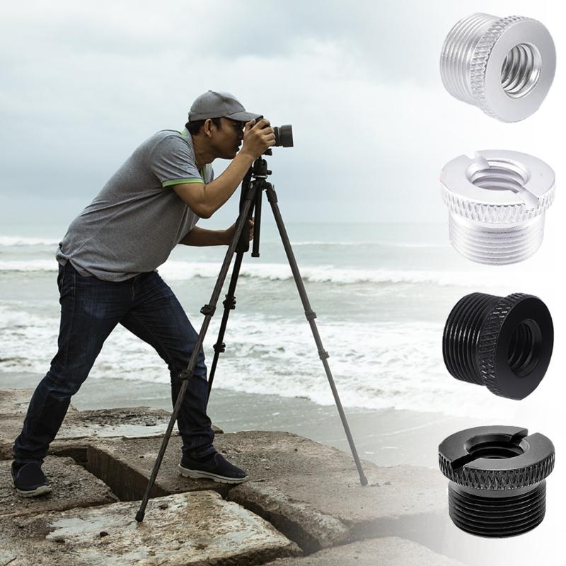Screw Adapter Aluminum Alloy Thread 3/8 Female To 5/8 Male Camera Tripod Use