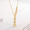 Elegant Dragon Bone Wheat Ear Pendant Necklace - Luxury Design for Women