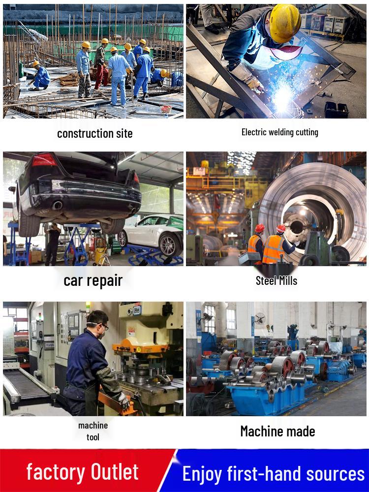 Heavy-Duty Anti-Slip Canvas Work Gloves – Durable, Double-Layer Protection for Construction and Welding