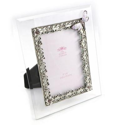 [H5601] - Purple 'Silk Dragonfly' Photo Frame
