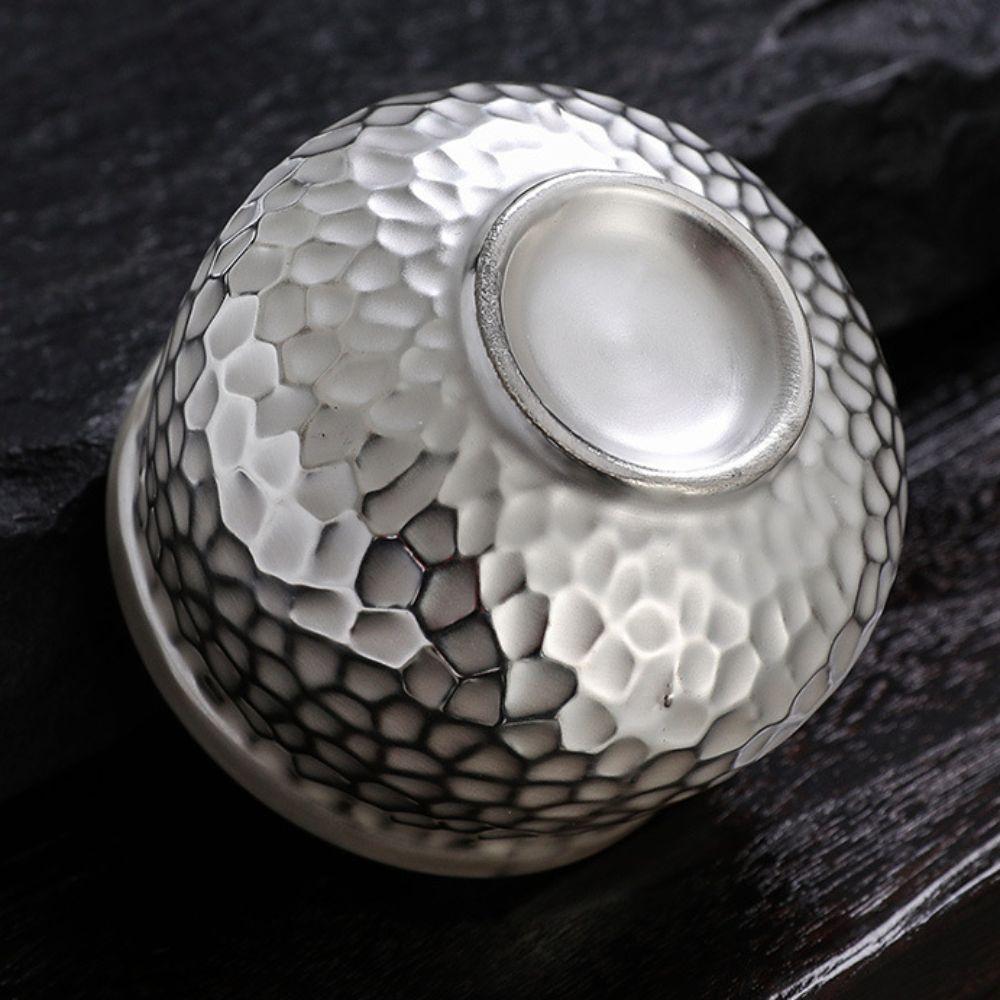 Hammered Texture Silver Gilding Teapot Gift Set Filter Heat-resistant Kung Fu Tea Cup Mini Handmade Kung Fu Tea Pot Elder