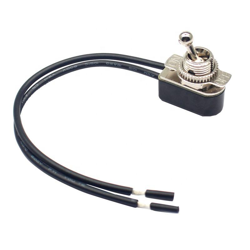1Pcs ON-OFF Function Replacement Button Switch for TOGGLE Switch Rocker Switch 2 Pin 2 Position Metal Base Easy Installation