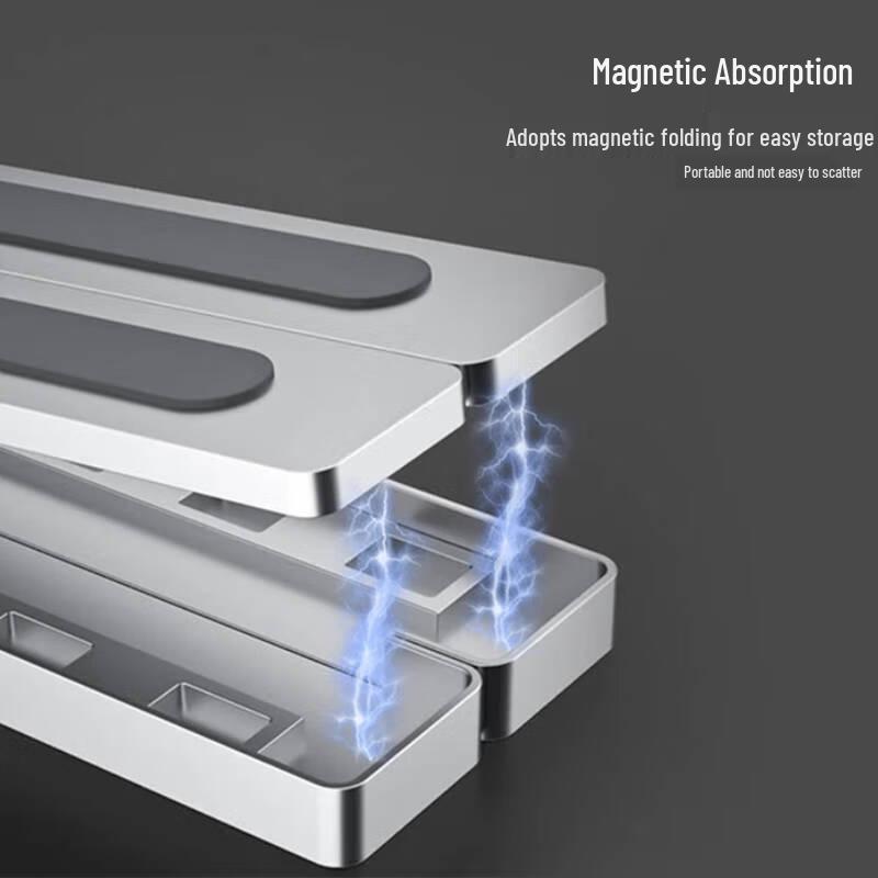 Magnetic Foldable Aluminum Laptop Stand & Cooler
