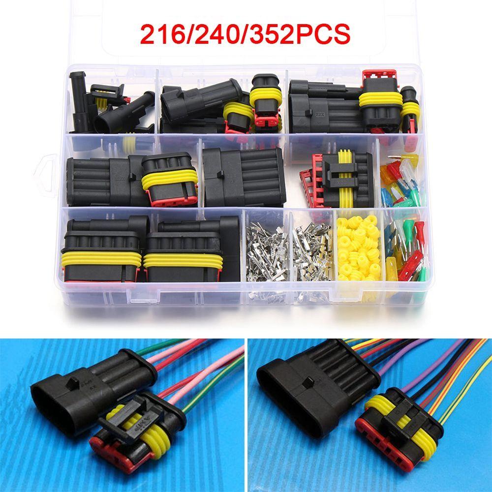 Male And Female Pair Car Electrical Connector 300V 12V Wire Harness Plug Automotive Repair