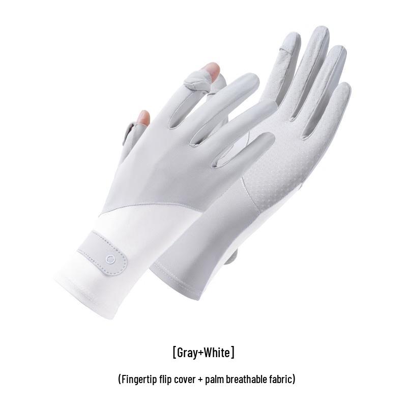 

XIN SHENG XIANG Women s Ice Silk Sun Protection Touchscreen Gloves