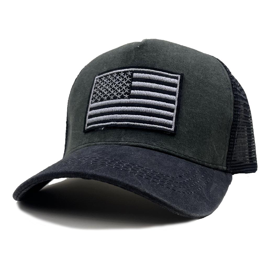 Hut Herren Sommer Amerikanische Flagge Kappe Sonnenschutz Sonnenhut Outdoor Sport Bergsteigen Baseballkappe