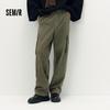 Semir Men's Loose Straight Fit Casual Cargo Pants
