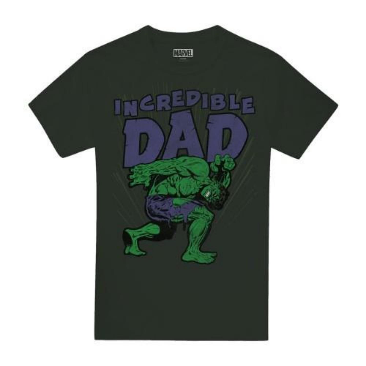 Hulk Mens Incredible Dadvenger T-Shirt S чёрный