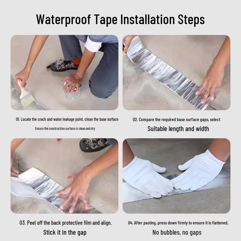 Self-Adhesive Butyl Waterproof Tape