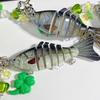 Vibrant Fish Lure Keychain Compact Resin Design Realistic Fish Lure Key Ring Practical Gift for Fishing Hobbyists