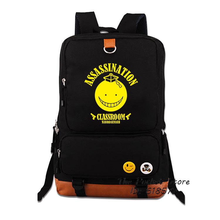 Animation Cartoon Printing Student Schoolbag Large Capacity Computer Bag Men'S And Women'S Backpack