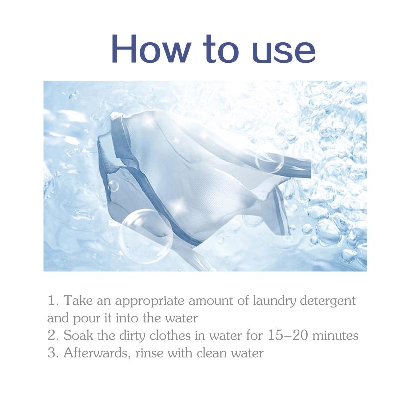 Active Enzyme Laundry Detergent, Multi-purpose Cleaner for Removing Stains and Blood from Clothes.