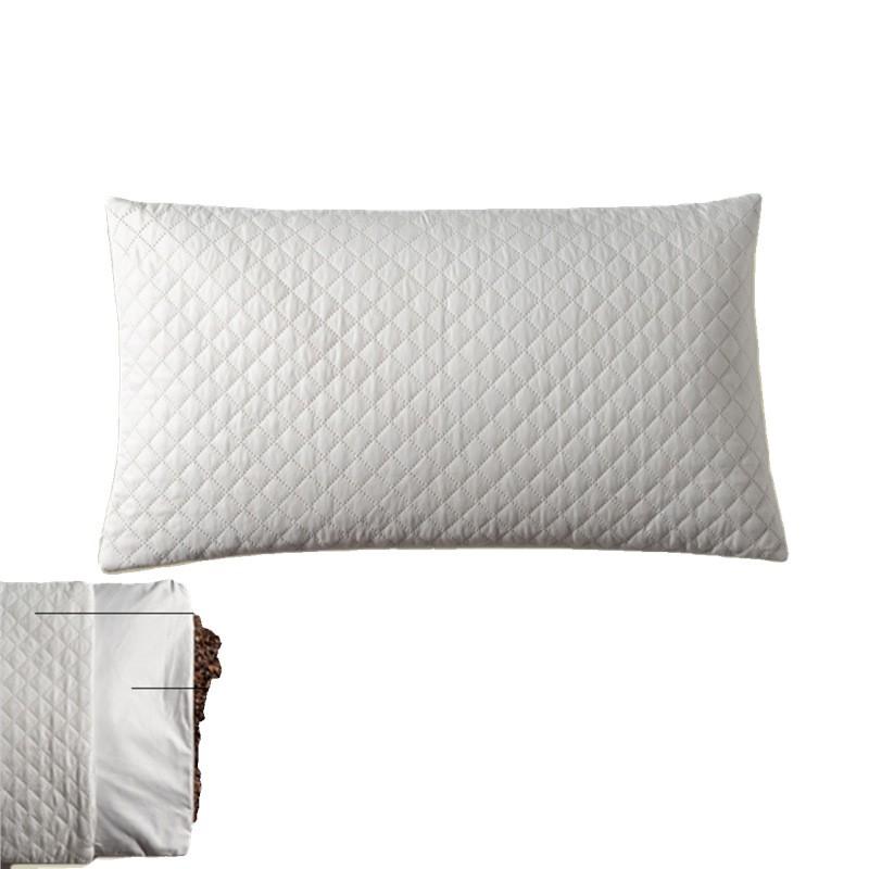Buckwheat Hull Pillow Core Adults - Ergonomic Neck Support Sleep Hypoallergenic Adjustable Height Single Person