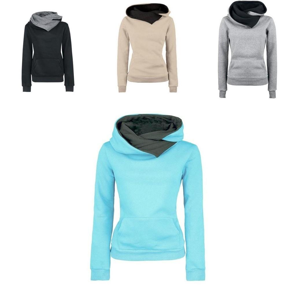 Stylish Women's Hooded Pullover Coat Tops Perfect For Autumn And Winter Seasons