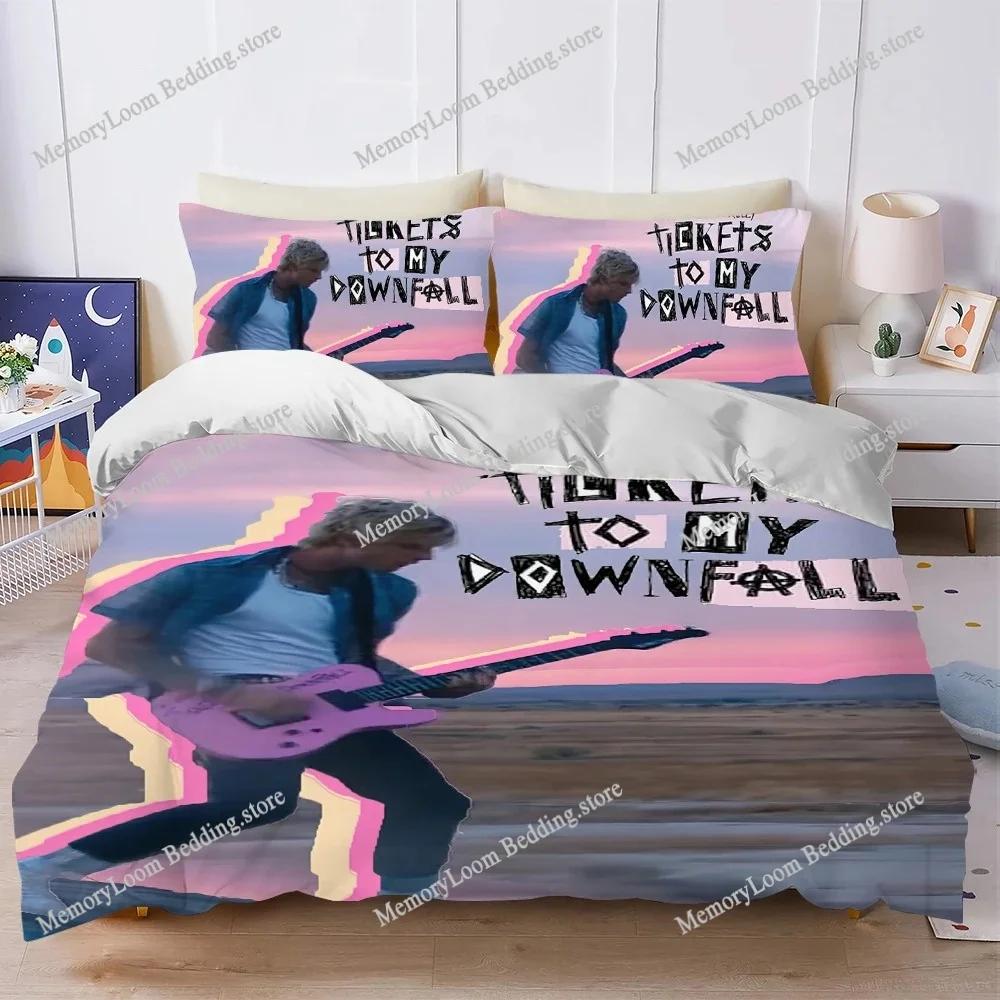 Singer M-Machine Gun K-Kelly Duvet Cover Set Home Style Bedding Soft Laundry Cotton Bed Student Dormitory Gift Home Textile963
