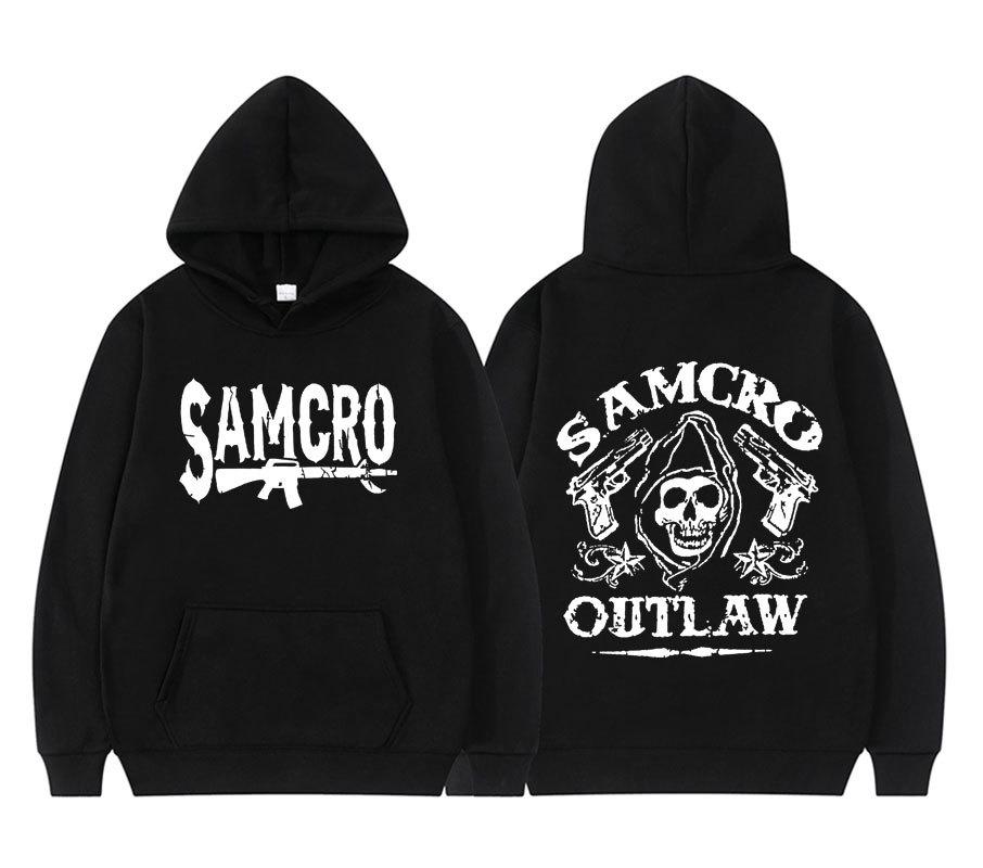 Hooodies Sons of Anarchy SAMCRO Print Men Women Unisex Hoodi