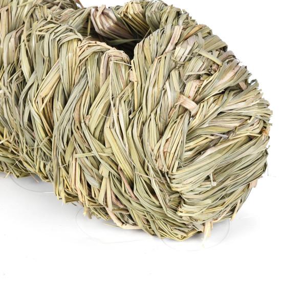 Yousheng Bird Nest 3 Holes Windproof Portable Natural Woven Hanging Bird House Bird Supplies