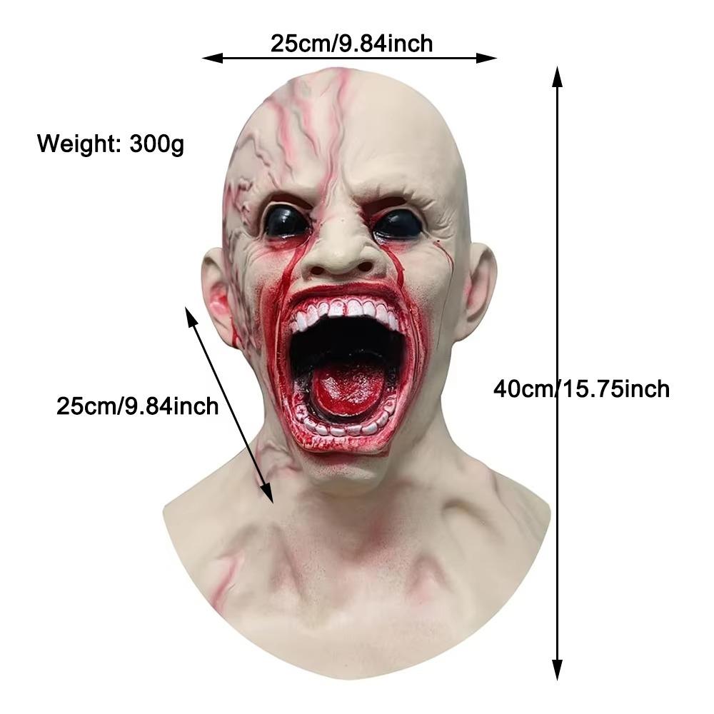 Realistic Horror Infected Zombie Masks Unisex House Helma Rekvizita Vysoce kvalitní Rekvizita Haunted House