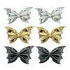 2/6Pcs Halloween Hair Clips Bat Wing Design Shiny Hairpin Women
