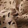 2024 Plus Size French Crochet Hollow Knit Long Sleeve Cardigan for Women - Retro Autumn Sweater Top