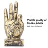 Harz Finger Statue OK   Skulptur Schreibtischornamente Haus Retro Dekoration