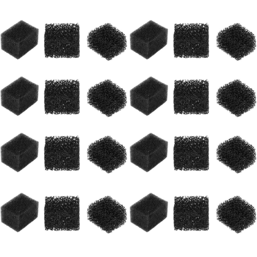 24pcs Face Makeup Tool Special Effects Makeup Sponges Black Color Makeup Sponge Tools  Art Shaping