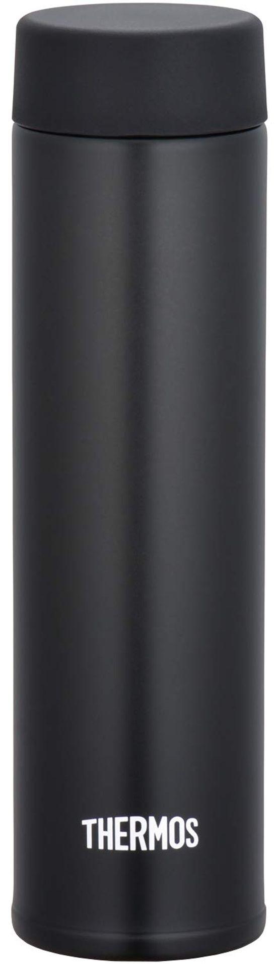 

Capacity Thermos Water Bottle Vacuum Insulated Pocket Mug 180ml Black BK [Small Model] JOJ-180