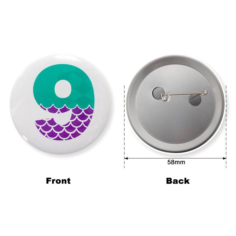 Theme Party Badge Happy Birthday Birthday Digital Badge 